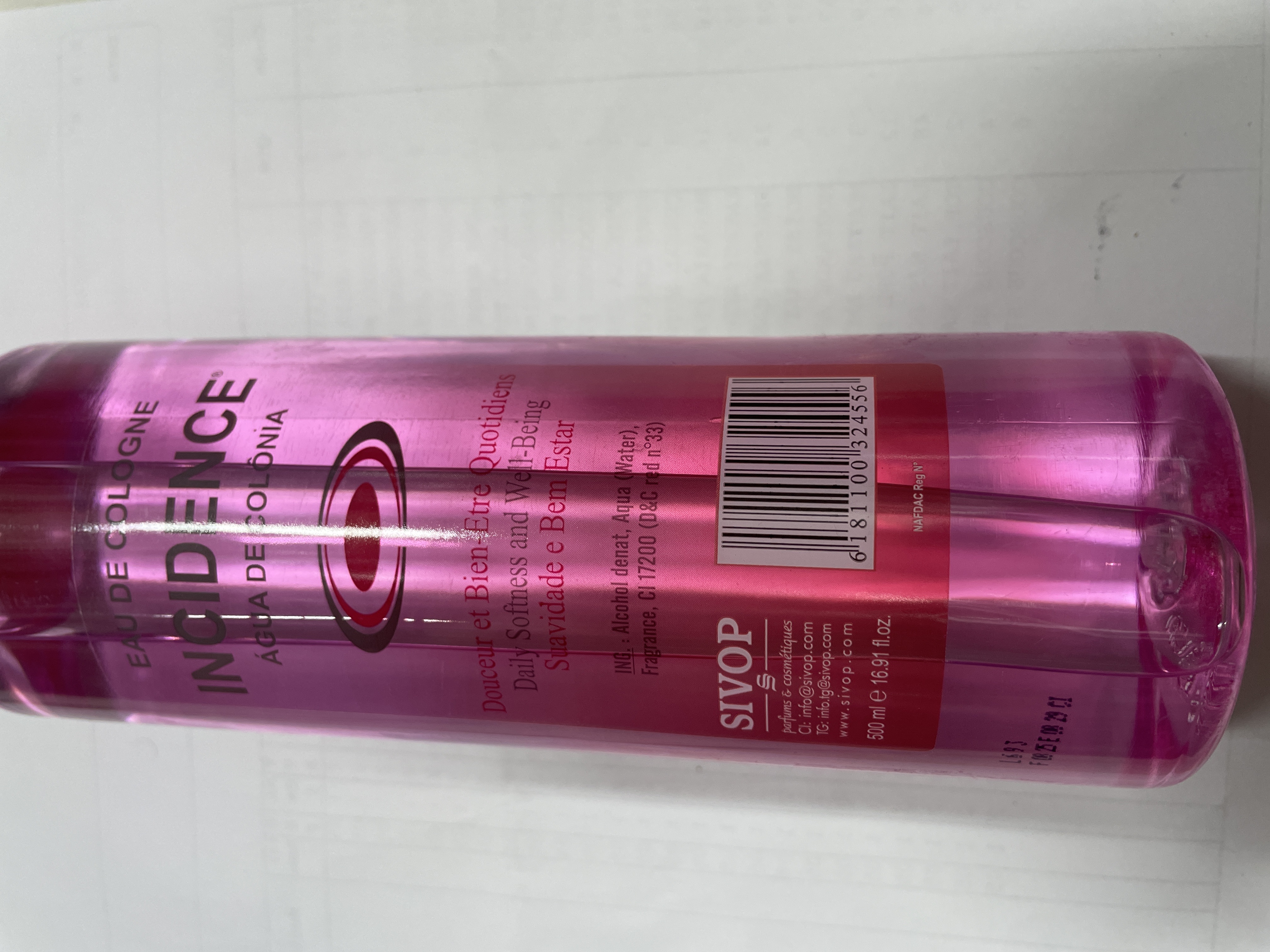 Edc incidence 500 ml